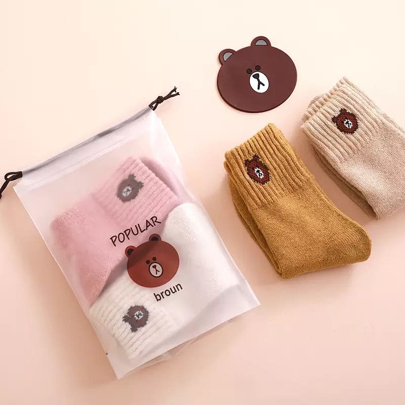Set Of 4 Portable Waterproof Cute Bear Print Drawstring, Waterproof Travel Luggage Bag, Home Clothes Storage Bag, Shoes Organizer Pouch, Portable Cartoon Drawstring Shoe Storage, Waterproof Cosmetic Storage Bag, Transparent Clothing Drawstring Pocket Set Of 4 Portable Waterproof Cute Bear Print Drawstring, Waterproof Travel Luggage Bag, Home Clothes Storage Bag, Shoes Organizer Pouch, Portable Cartoon Drawstring Shoe Storage, Waterproof Cosmetic Storage Bag, Transparent Clothing Drawstring Pocket